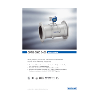 optisonic 3400 technical datasheet thumbnail