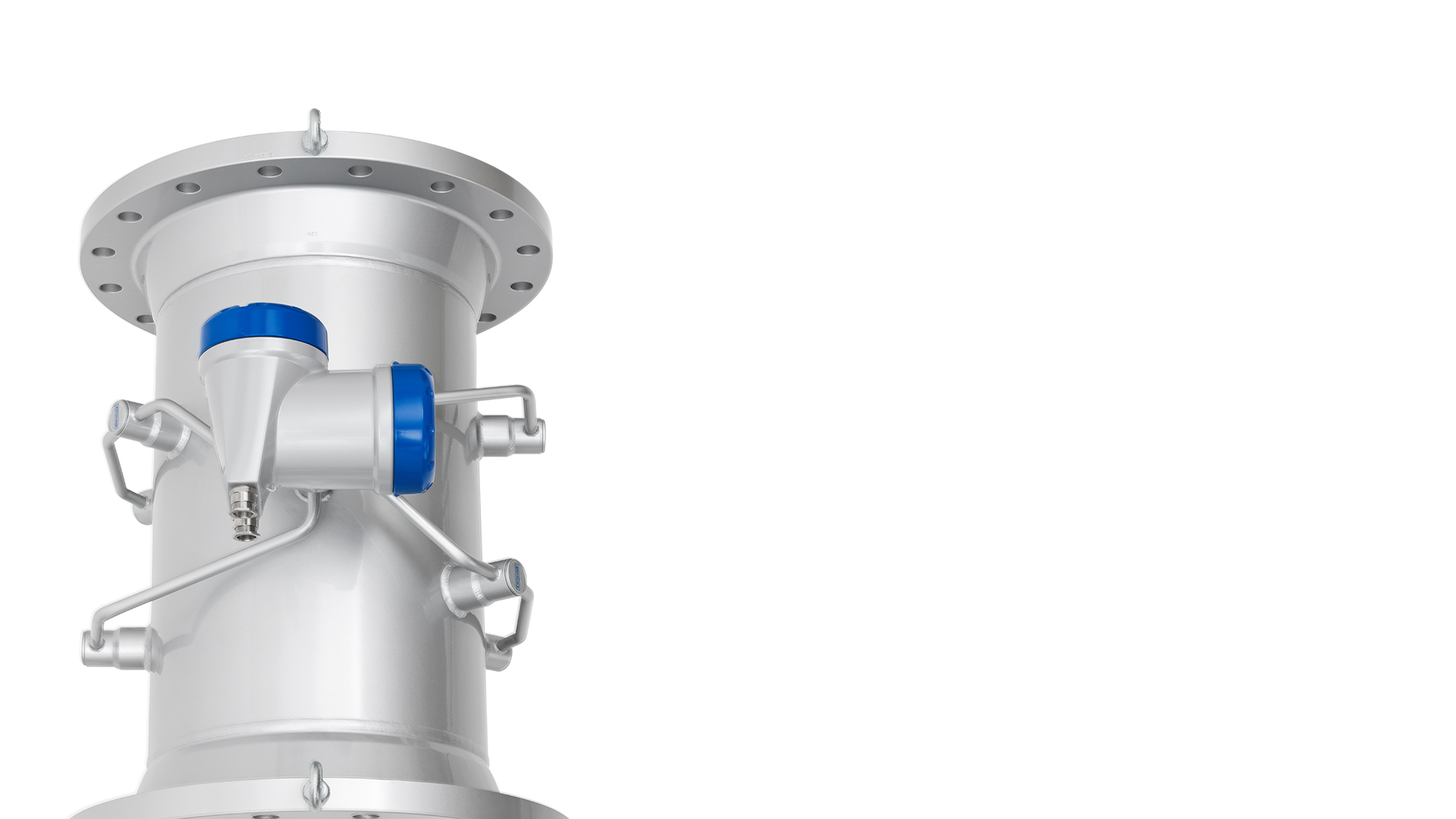 Débitmètre à ultrasons optisonic 3400 grand diamètre vue du dessus